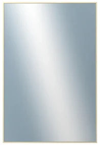 DANTIK - Zrkadlo v rámu, rozmer s rámom 40x60 cm z lišty Hliník javor (7273511)
