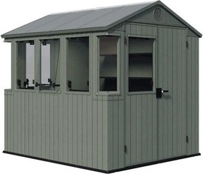 Záhradný domček Keter Potting Shed 2v1 zelený, s podlahou