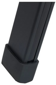 Čierny hliníkový protišmykový skladací rebrík Wenko Stepladder II.