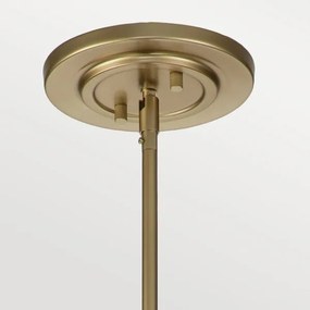 Feiss FE-FUSION-P-L-PNBR - luster na tyči FUSION 3xE27/40W/230V zlatý