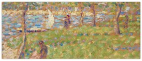 Obraz - Georges Seurat, Study for "La Grande Jatte", reprodukcia (120x50 cm)