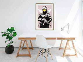 Artgeist Plagát - Policeman [Poster] Veľkosť: 20x30, Verzia: Zlatý rám