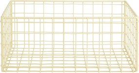 DEPOSIT Úložný kovový kôš 30 x 20 cm - žltá