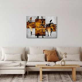 Obraz - Motívy Africkej kultúry (70x50 cm)
