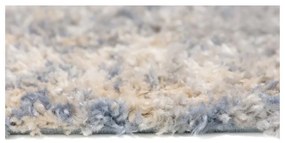 Kusový koberec shaggy Senel modrý 160x229cm
