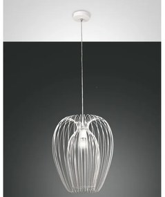 Fabas Luce 3677-45-102 - Luster na lanku CAMP 1xE27/40W/230V biela