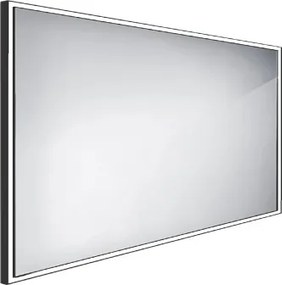 Nimco Čierne LED zrkadlo 1200x700 - ZPC 13006-90