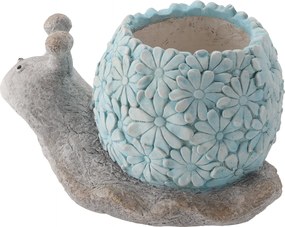 ZÁHRADNÝ KVETINÁČ – MODRÝ SLIMÁK 35 x 21,4 x 21,7 CM *7454