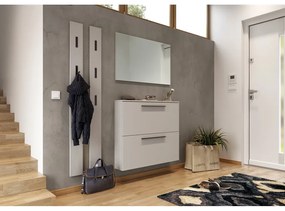 Sivobéžová závesná výklopná skrinka na topánky Utah - Germania