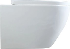 BPS-koupelny Závesná WC misa so SoftClose sedadlom HYD-5312, biela