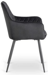 Čierna stolička ANDRE