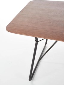 Jedálenský stôl Houston - orech / čierna