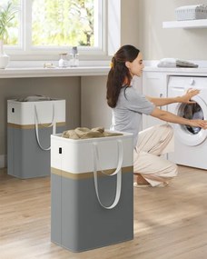 Set dvoch košov na bielizeň 2x75L LCB208G01