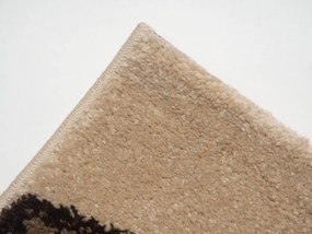 Spoltex, Kusový koberec Infinity New beige 6084, 80x150, béžová, obývacia izba