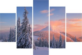Obraz - Zimná krajina (150x105 cm)