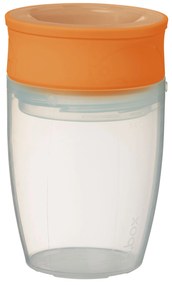 360° netečúci učiaci hrnček 250 ml - ružová/oranžová