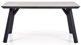 Stôl Halifax 160 Mdf/Oceľ – Beton/Čierna