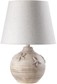 ONLI - Stolná lampa MARINA 1xE27/22W/230V béžová/ biela 60 cm