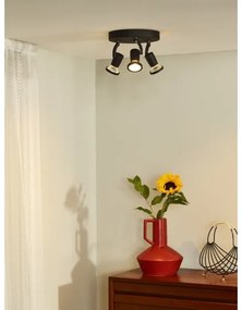 Lucide 11903/15/30 - LED bodové svietidlo JASTER-LED 3xGU10/5W/230V čierne
