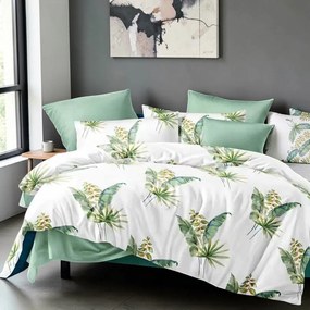 Bavlnené obliečky Homa BODRA GREEN 7-dielna sada 140x200 cm