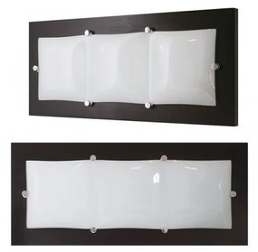 Nástenné svietidlo 3xE27/20W/230V wenge