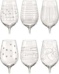 Crystalex poháre na víno VIOLA ELEMENTS 450 ml 6 ks
