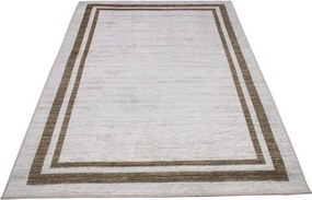 Protišmykový koberec MILANO 80007-01 krémový / hnedý