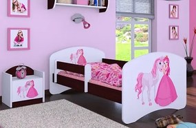 Detská posteľ bez šuplíku 140x70cm PRINCEZNA A KONÍK