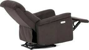 Polohovacie kreslo hnedé elektrické TV-925 BR2