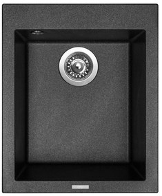 Granitový drez Sinks CUBE 410 Metalblack