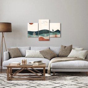 Obraz - Ilustrovaná krajina (90x60 cm)