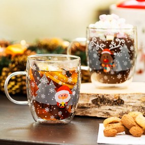 4Home Termo pohár Mug Santa Hot&Cool 270 ml, 2 ks