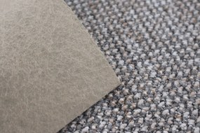 Spoltex, AKCIA: 115x135 cm Metrážny koberec Texas 23 šedobéžový, šíře, šedá, filc, chodba / predsieň