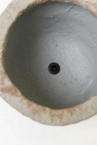 Izbový kvetináč CALDO, vláknocement, 25x22 cm, sivý