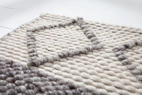 Dizajnový koberec Rebecca 240 x 160 cm sivý