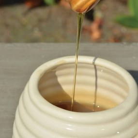 Keramická nádoba na med Honey, 12,5x11 cm