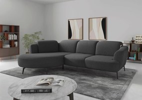 XXXLutz ROHOVÁ SEDAČKA, textil, tmavosivá Sit & More - Sedačky - 000144018507