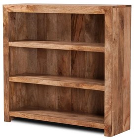 furniture-nabytek.cz - Knižnica na knihy 100x120x35 z dreva mango