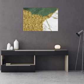 Obraz - Zelený mramor N⁰2 (90x60 cm)