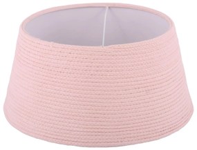 Svetlounce ružové povrázkové tienidlo na stolnú lampu - Ø35*17 cm/ E27