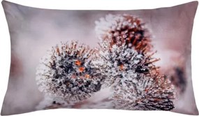 Dekoračný vankúš 30x50 cm, zimný motív mráz%