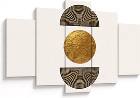 Obraz - Zlatý ornament N⁰1 (150x105 cm)