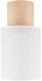 Stropné svietidlo ARI 1xE27/60W/230V pr. 16 cm biela buk