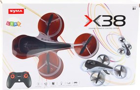 LEAN Toys Diaľkovo ovládaný RC dron SYMA X38, biely