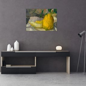 Obraz - French 19th Century, Melon and Lemon, reprodukcia (70x50 cm)