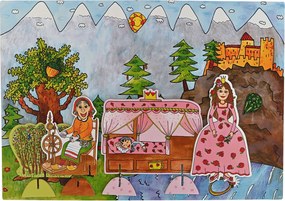 MARIONETINO Bábky a kulisy k rozprávke Šípková Ruženka