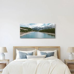 Obraz horskej krajiny (120x50 cm)