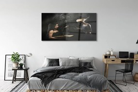 Obraz plexi Žena temná postava 140x70 cm