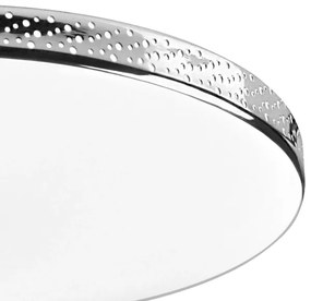 LED Kúpeľňové stropné svietidlo MOON LED/18W/230V chróm IP44