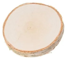 ČistéDrevo Drevená podložka z kmeňa brezy 8-10 cm